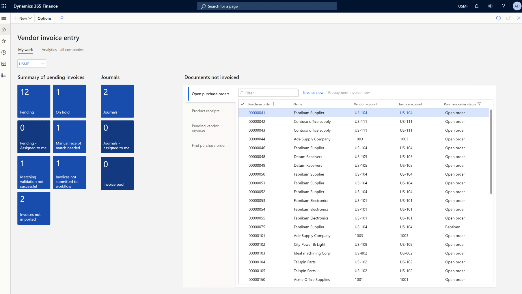 Dynamics 365 Finance & Operations